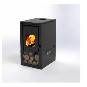 Calefactor a leña de alto rendimiento Barcelona - 90m2