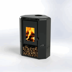 Calefactor a leña de alto rendimiento Murcia - 90m2 Esquinero